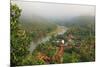 View of Tha Ton and Kok River, Chiang Mai Province, Thailand, Southeast Asia, Asia-Jochen Schlenker-Mounted Photographic Print