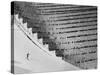 View of the 90 Meter Ski Jump During the 1972 Olympics-John Dominis-Stretched Canvas