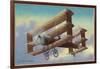 View of the A V Roe Triplane-Lantern Press-Framed Art Print