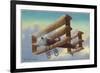 View of the A V Roe Triplane-Lantern Press-Framed Art Print