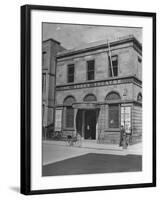 View of the Abby Theater in Dublin-Hans Wild-Framed Photographic Print