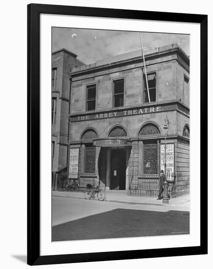 View of the Abby Theater in Dublin-Hans Wild-Framed Photographic Print