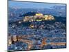 View of the Acropolis and the Parthenon Athens, Greece-Peter Adams-Mounted Photographic Print