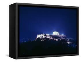 View of the Acropolis at Night, 5th Century Bc-CM Dixon-Framed Stretched Canvas