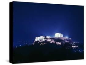 View of the Acropolis at Night, 5th Century Bc-CM Dixon-Stretched Canvas