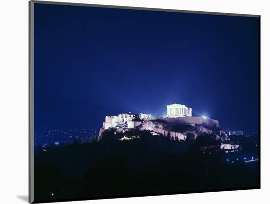 View of the Acropolis at Night, 5th Century Bc-CM Dixon-Mounted Photographic Print