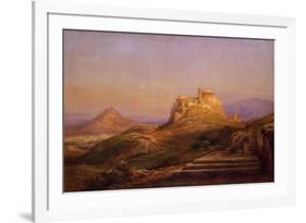 View of the Acropolis from the Pnyx, 1863-Rudolf Müller-Framed Giclee Print