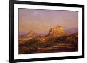 View of the Acropolis from the Pnyx, 1863-Rudolf Müller-Framed Giclee Print