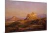 View of the Acropolis from the Pnyx, 1863-Rudolf Müller-Mounted Giclee Print