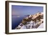 View of the Aegean Sea from the Typical Greek Village of Oia at Dusk, Santorini, Cyclades-Roberto Moiola-Framed Photographic Print