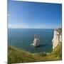 View of the Aiguille Cliff , High Normandy , France-Massimo Borchi-Mounted Photographic Print