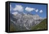 View of the Albanian Alps near Thethi, on the western Balkan peninsula, in northern Albania, Europe-Julio Etchart-Framed Stretched Canvas