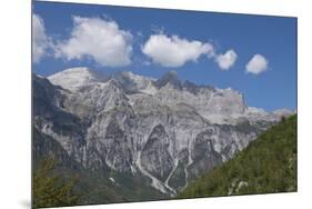 View of the Albanian Alps near Thethi, on the western Balkan peninsula, in northern Albania, Europe-Julio Etchart-Mounted Photographic Print