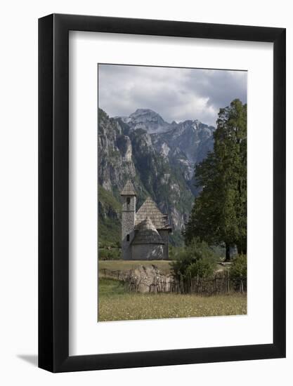 View of the Albanian Alps near Thethi, on the western Balkan peninsula, in northern Albania, Europe-Julio Etchart-Framed Photographic Print