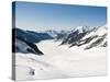 View of the Aletsch Glacier From Jungfraujoch, Jungfrau Region, Switzerland, Europe-Michael DeFreitas-Stretched Canvas