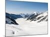 View of the Aletsch Glacier From Jungfraujoch, Jungfrau Region, Switzerland, Europe-Michael DeFreitas-Mounted Photographic Print