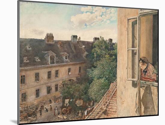 View of the Alservorstadt, 1872-Rudolf von Alt-Mounted Giclee Print