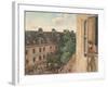 View of the Alservorstadt, 1872-Rudolf von Alt-Framed Giclee Print