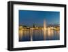 View of the Alster in Hamburg-elxeneize-Framed Photographic Print