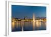 View of the Alster in Hamburg-elxeneize-Framed Photographic Print