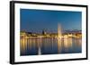 View of the Alster in Hamburg-elxeneize-Framed Photographic Print