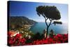 View of the Amalfi Coast from Villa Rufolo in Ravello, Italy-Terry Eggers-Stretched Canvas