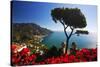 View of the Amalfi Coast from Villa Rufolo in Ravello, Italy-Terry Eggers-Stretched Canvas