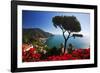 View of the Amalfi Coast from Villa Rufolo in Ravello, Italy-Terry Eggers-Framed Photographic Print