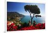 View of the Amalfi Coast from Villa Rufolo in Ravello, Italy-Terry Eggers-Framed Photographic Print