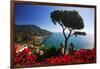 View of the Amalfi Coast from Villa Rufolo in Ravello, Italy-Terry Eggers-Framed Photographic Print