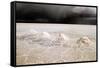 View of the Amazing Salar De Uyuni Salt Flats in Bolivia.-De Visu-Framed Stretched Canvas