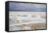 View of the Amazing Salar De Uyuni Salt Flats in Bolivia.-De Visu-Framed Stretched Canvas