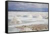 View of the Amazing Salar De Uyuni Salt Flats in Bolivia.-De Visu-Framed Stretched Canvas