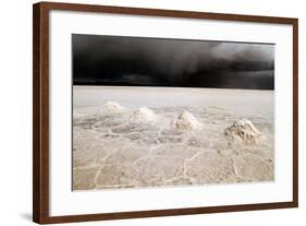 View of the Amazing Salar De Uyuni Salt Flats in Bolivia.-De Visu-Framed Photographic Print