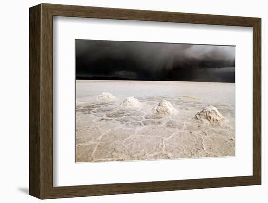 View of the Amazing Salar De Uyuni Salt Flats in Bolivia.-De Visu-Framed Photographic Print