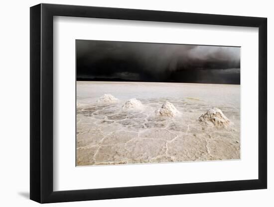 View of the Amazing Salar De Uyuni Salt Flats in Bolivia.-De Visu-Framed Photographic Print