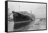 View of the American Freighter SS Mayaguez-null-Framed Stretched Canvas