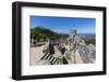 View of the Ancient Castelo Dos Mouros with its Stone Tower, Sintra Municipality, Lisbon District-Roberto Moiola-Framed Photographic Print