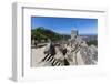 View of the Ancient Castelo Dos Mouros with its Stone Tower, Sintra Municipality, Lisbon District-Roberto Moiola-Framed Photographic Print