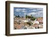 View of the Ancient Castle of Obidos Originated in an Early Roman Settlement, Obidos-Roberto Moiola-Framed Photographic Print
