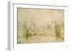 View of the Ancient Fortifications of Amsterdam, Netherlands, 1562-Pieter Bruegel the Elder-Framed Premium Giclee Print