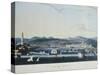 View of the Ancient Port of Genoa from the Sea-Ambroise-Louis Garneray-Stretched Canvas