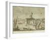 View of the Andana of the Rings in the Port of Livorno, Italy-null-Framed Giclee Print