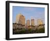 View of the Anhangabau Park and buildings in city centre., City of Sao Paulo, State of Sao Paulo, B-Karol Kozlowski-Framed Photographic Print