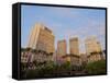 View of the Anhangabau Park and buildings in city centre., City of Sao Paulo, State of Sao Paulo, B-Karol Kozlowski-Framed Stretched Canvas