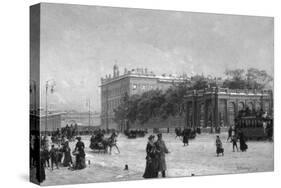 View of the Anichkov Palace, St Petersburg, 1907-Alexander Karlovich Beggrov-Stretched Canvas