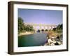 View of the Aqueduct, Built circa 19 BC-null-Framed Giclee Print