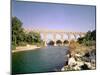 View of the Aqueduct, Built circa 19 BC-null-Mounted Giclee Print