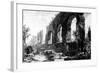 View of the Aqueduct of Nero, from the 'Views of Rome' Series, C.1760-Giovanni Battista Piranesi-Framed Giclee Print
