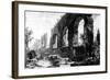 View of the Aqueduct of Nero, from the 'Views of Rome' Series, C.1760-Giovanni Battista Piranesi-Framed Giclee Print